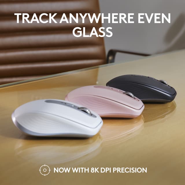 Logitech MX Anywhere 3S trådløs mus (Rose)