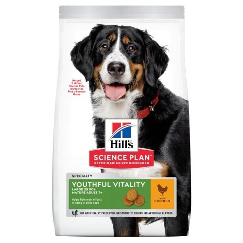 Plano de Ciências Hill's Vitalidade juvenil Grande plano para cães