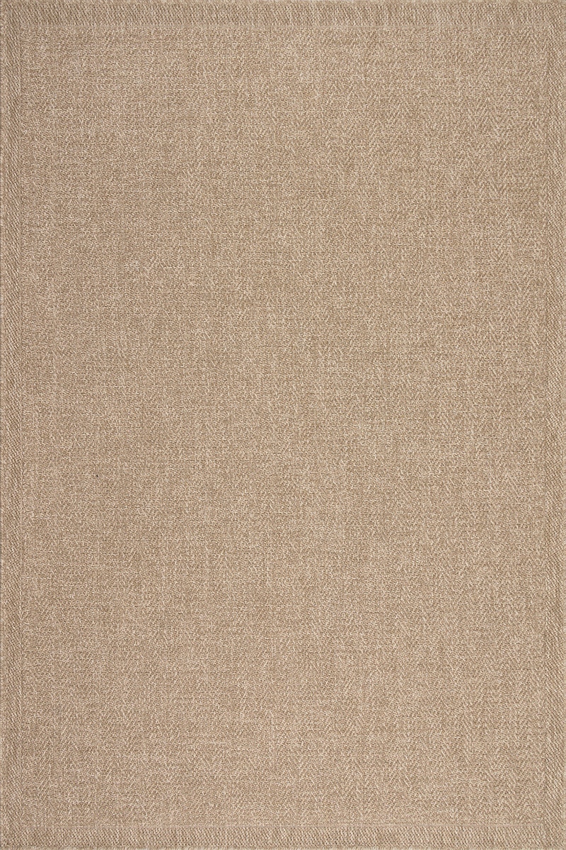 the carpet Teppich »Kansas« rechteckig 1 mm Höhe moderner robuster In und Outdoor Teppich Jute Look