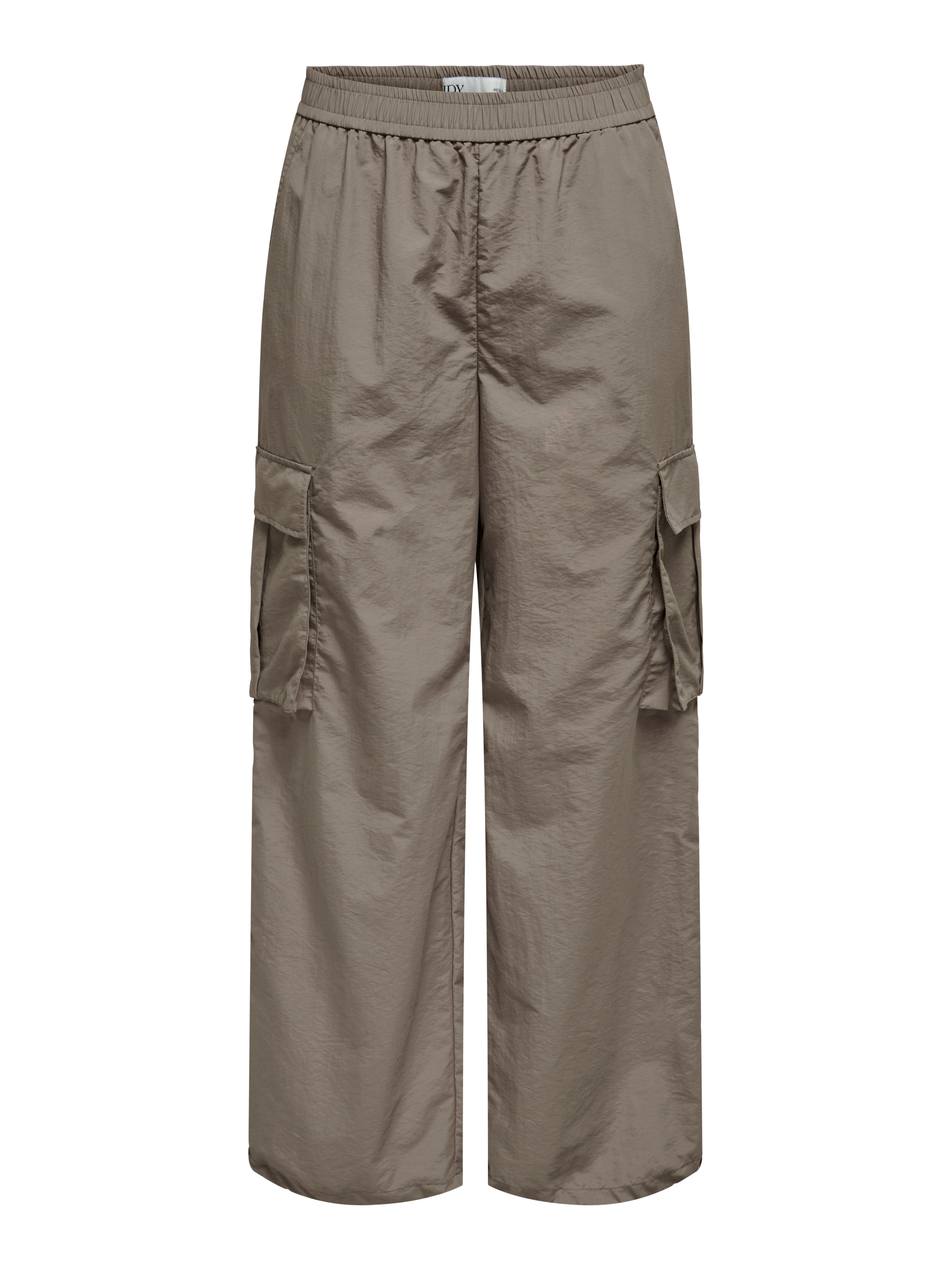 JDYLORENZO Mittlere Taille Weiter Beinschnitt Cargo-Hose Walnut