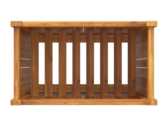 Jardinière bac lit surélevé bois marron 54 x 31 x 75 cm 02_0038140