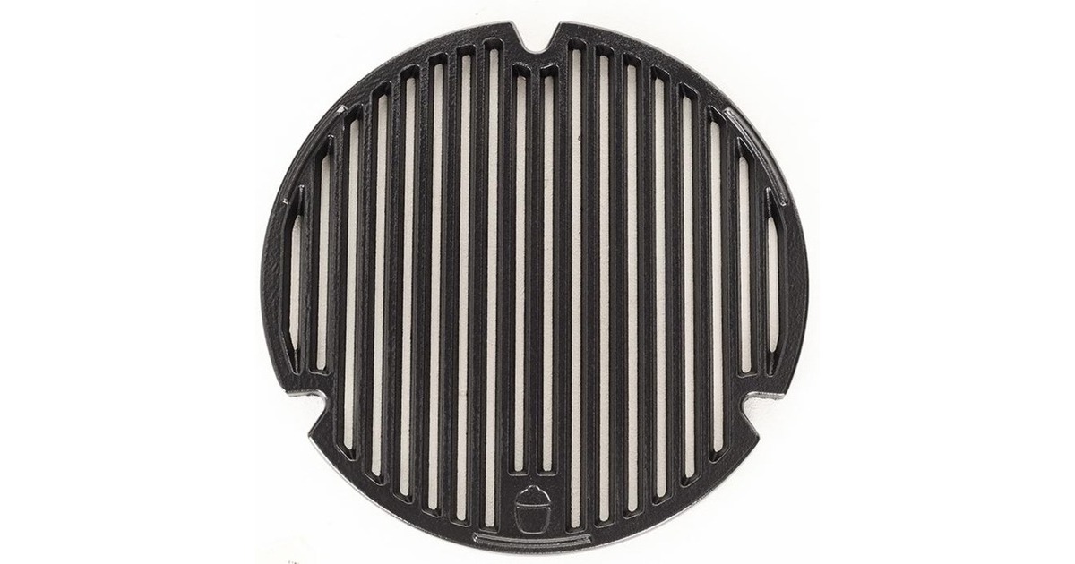Kamado JoeSear Plate voor Kamado Joe Classic I, II, III en Joe Jr. grillrooster  (Zwart, Ø 34cm)