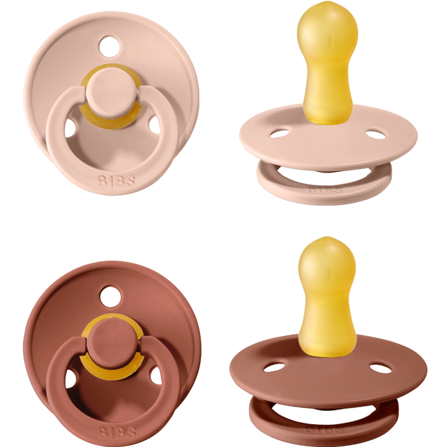 BIBS® Schnuller Colour Blush  Woodchuck 0-6 Monate, 4 Stk.