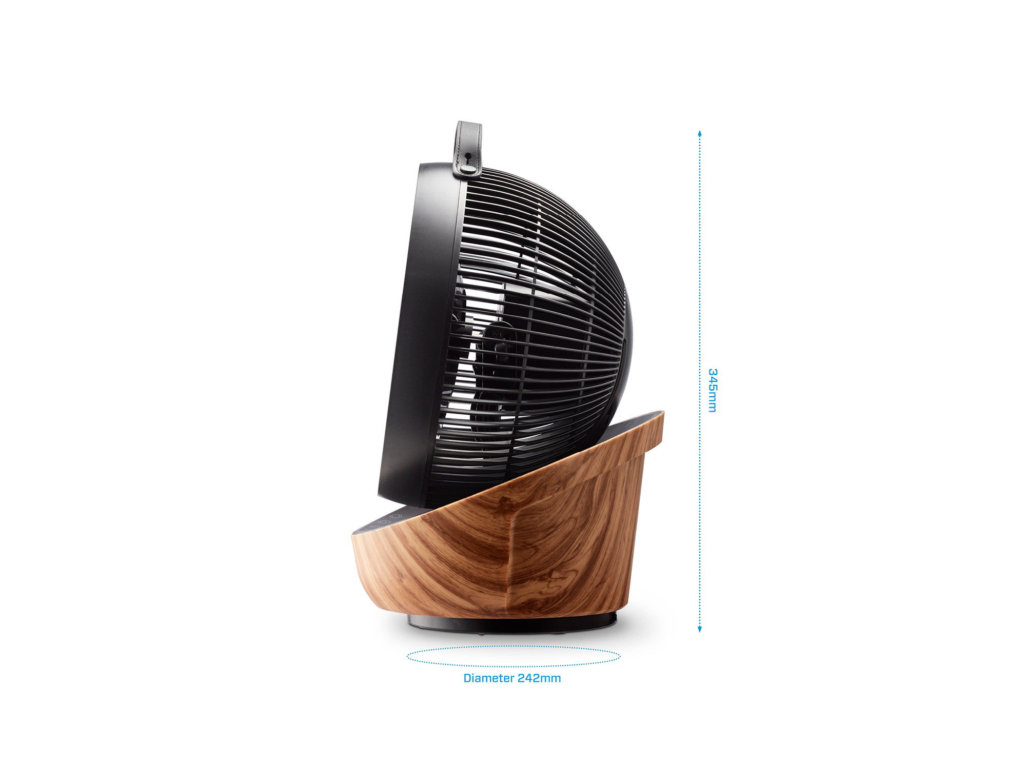 Clean Air Optima CA403 Smart Circulator Ventilator - Wood Design