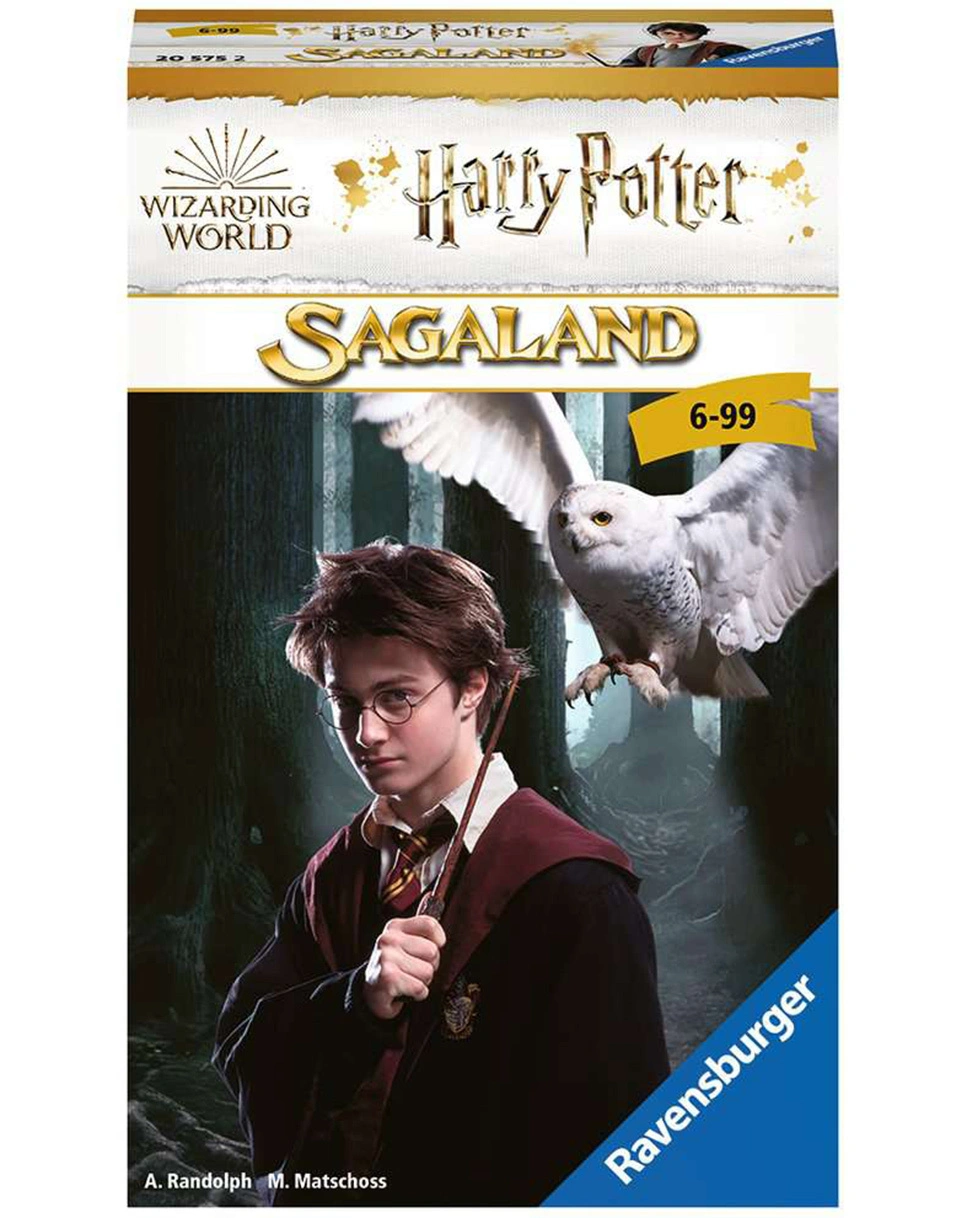 Ravensburger 20575 - Harry Potter Sagaland, Mitbringspiel für 2-4 Spieler, ab 6 Jahren, kompaktes Format, Reisespiel, Kreaturen