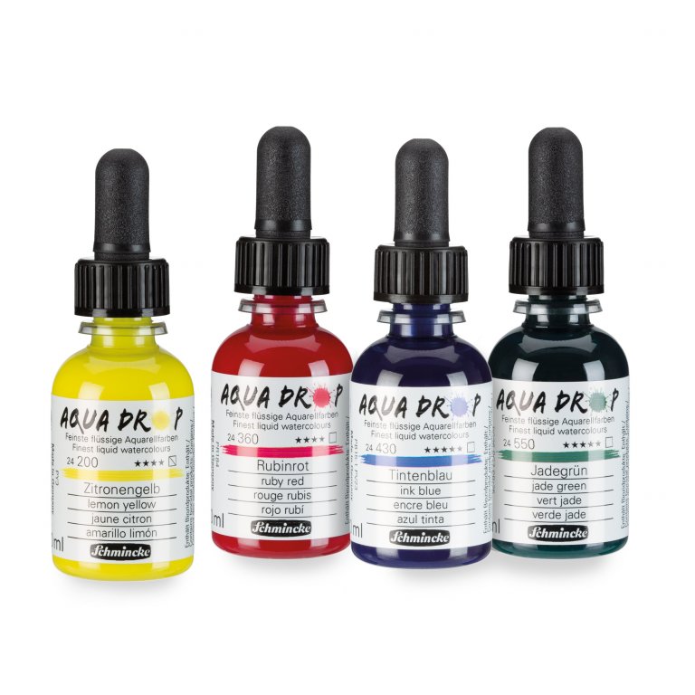 Schmincke flüssige Aquarellfarbe Aqua Drop