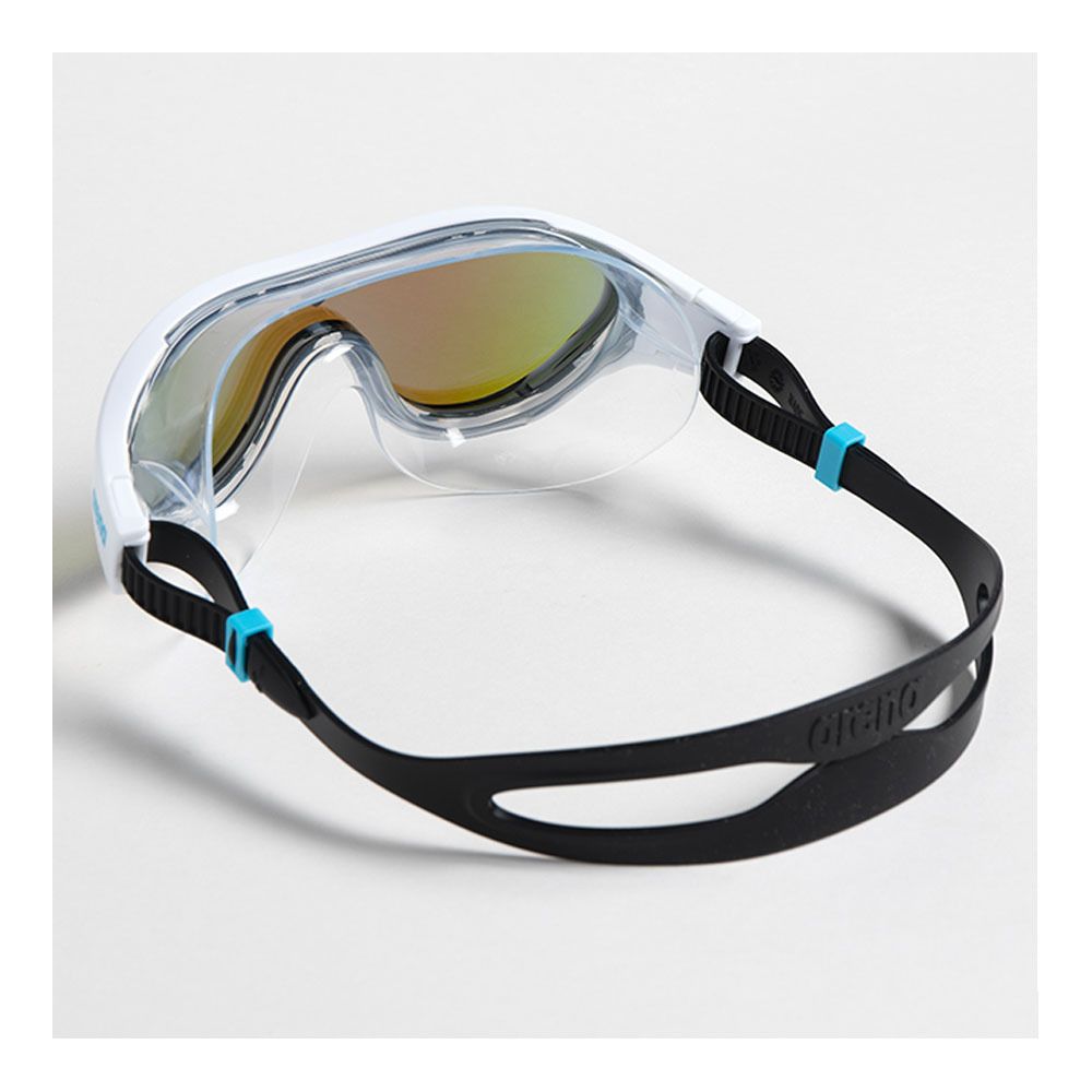 Arena THE ONE MASK MIRROR - Masque de natation blue/white/black