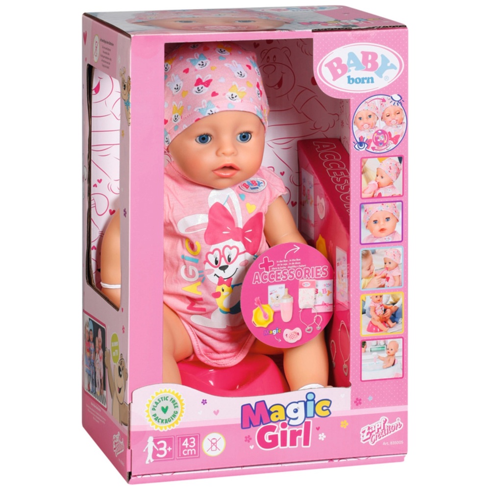 BABY born 43cm Magic Girl - Hellrosa Outfit