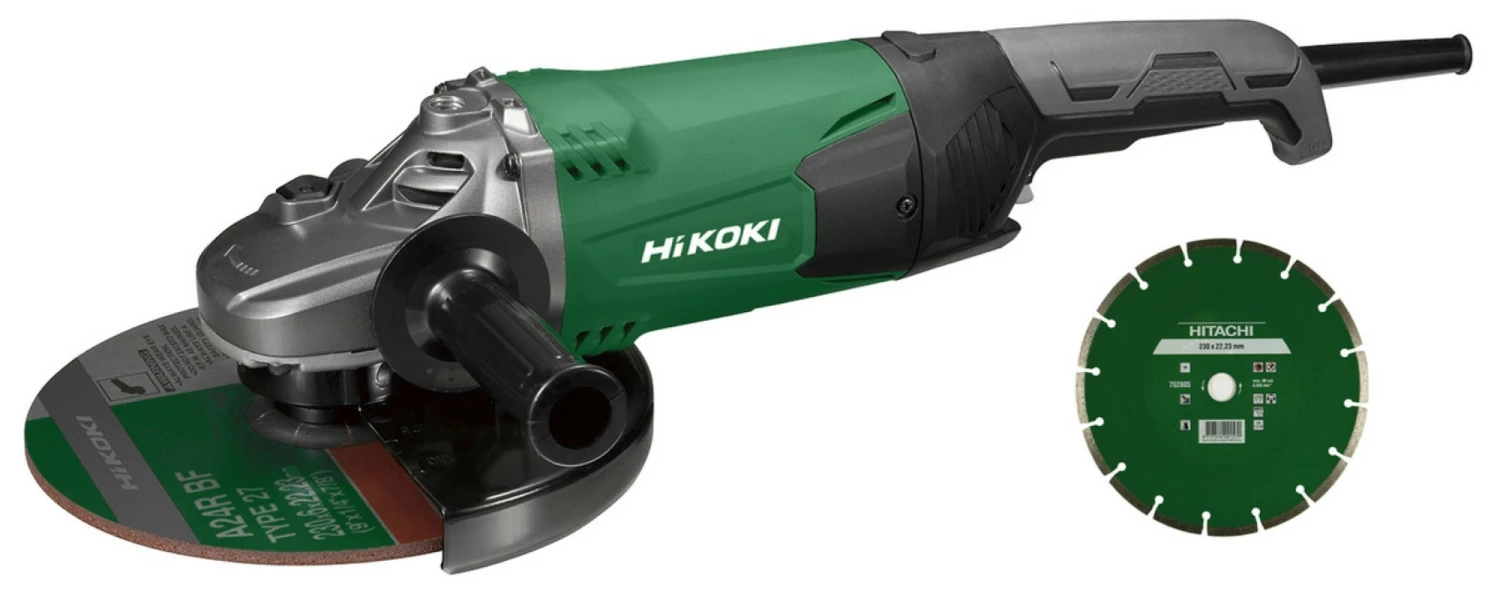 HiKOKI G23SW2W7Z Haakse slijper - 2200W - 230mm