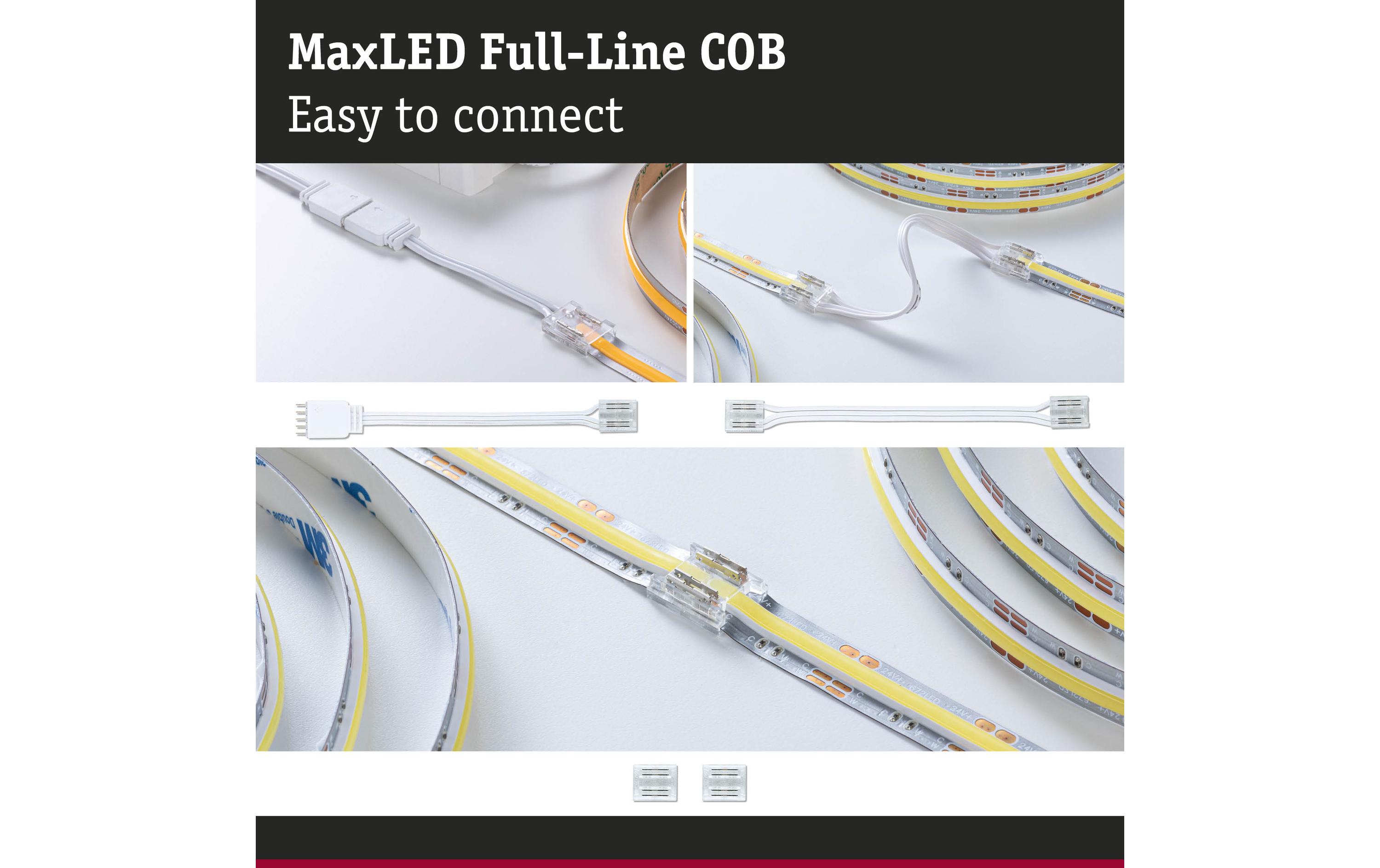 MaxLED Connector Set Full-Line COBLichtbänder