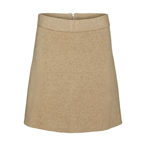 Vero Moda Gold Skater Nederdel, Silver Mink, XL