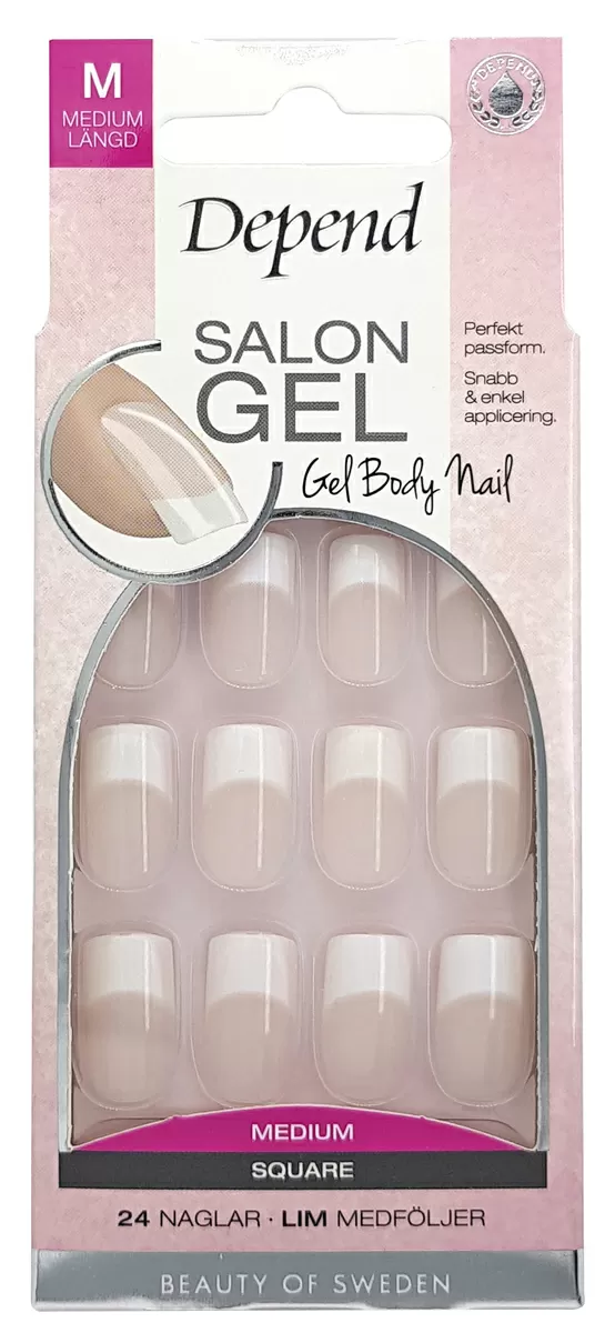 Depend Salon Gel Nude Medium Square