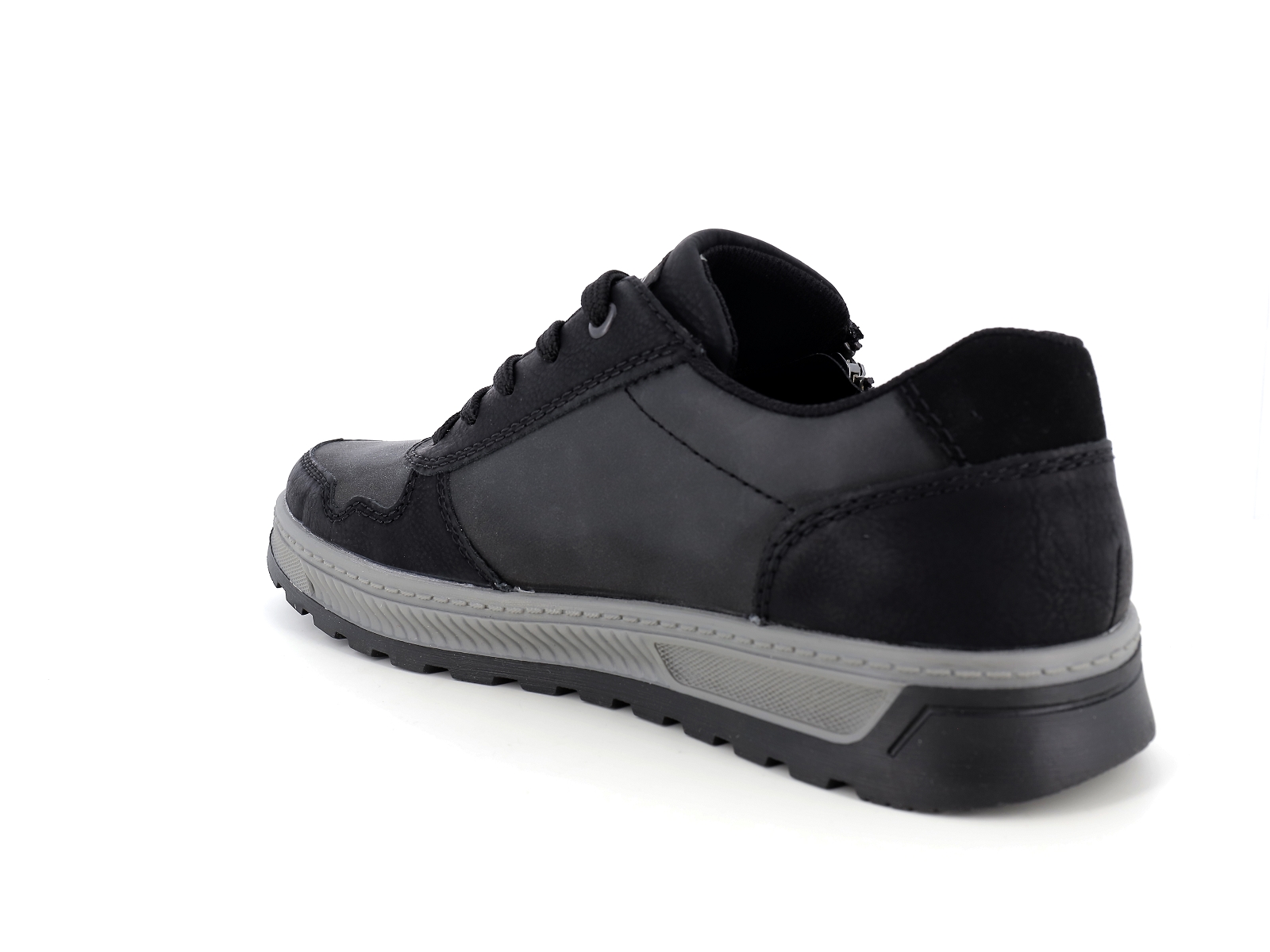 Rieker-37029 Synthétique Noir