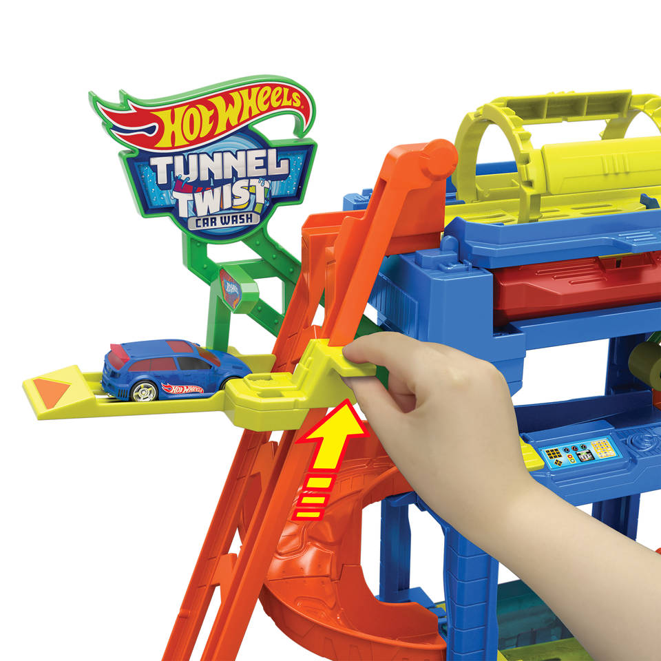 Hot Wheels City Tunnel Twist Car Wash racebaan