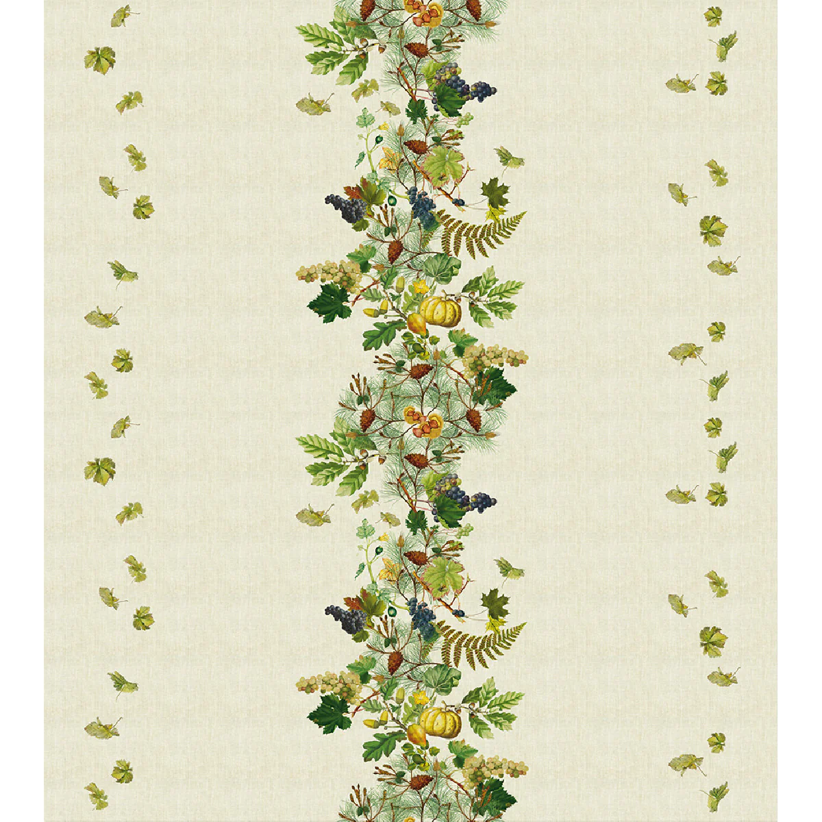 Nappe métis lin & coton multicolore 155x225 Garnier Thiebaut