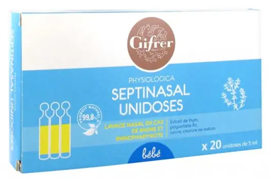 Septinasal Unidoses – Rhume Et Rhinopharyngite - 20x5ml