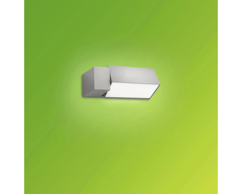 Buitenwandlamp, 1-lichts, grijs