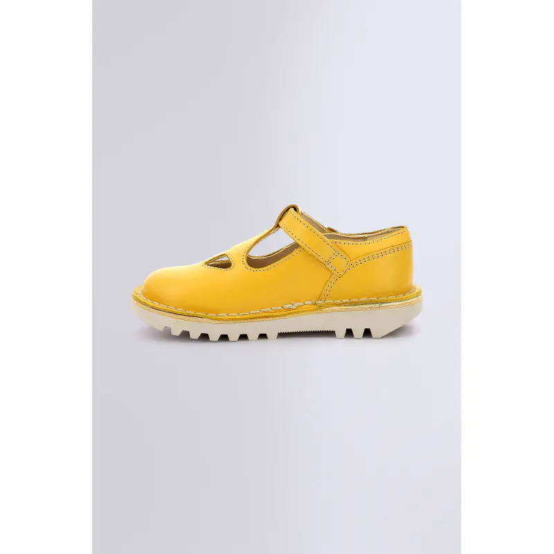 KICK MARY JANE JAUNE SALOME Cuir Fille