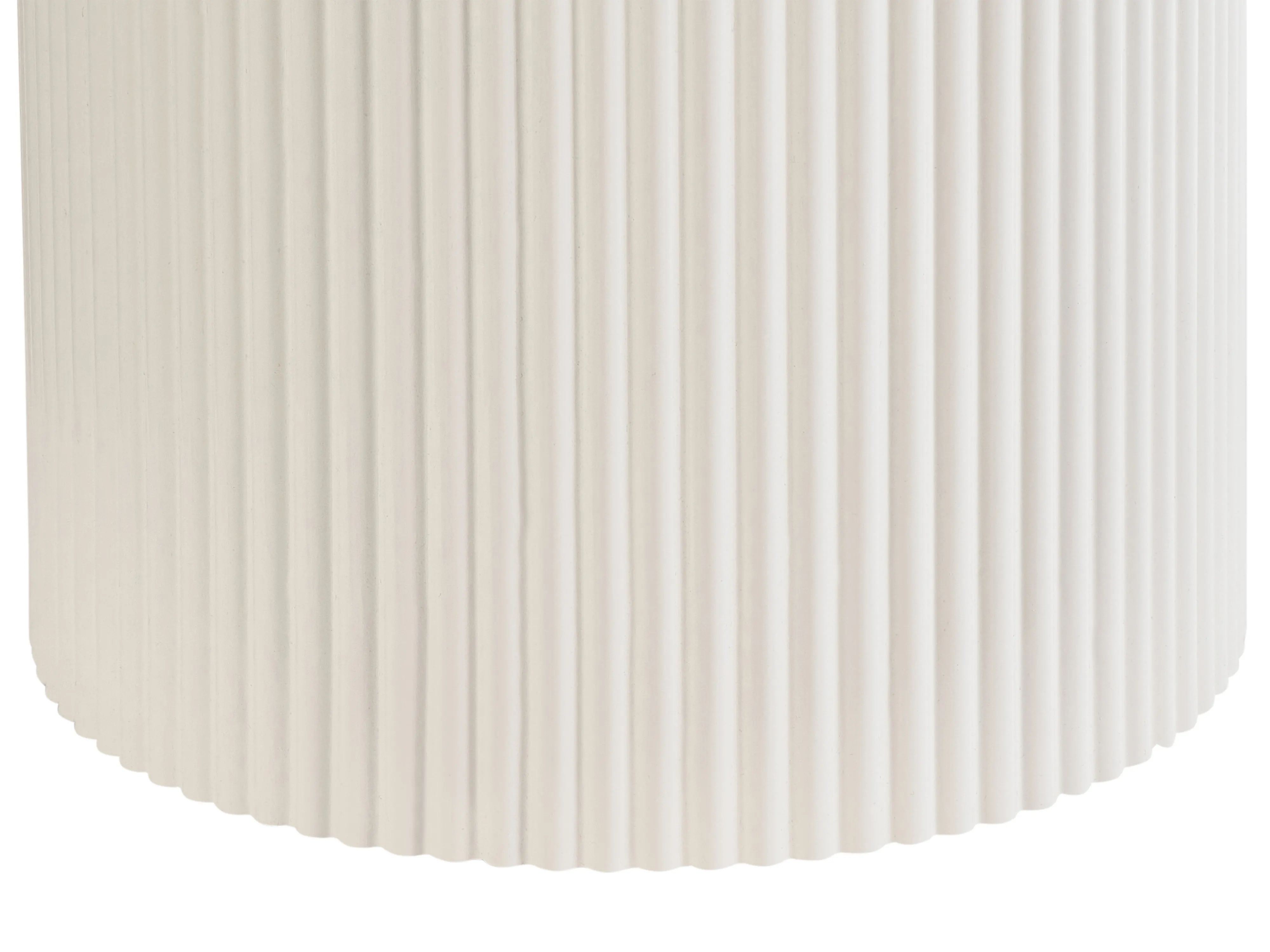 Bijzettafel LEONA Keramiek Lichtbeige