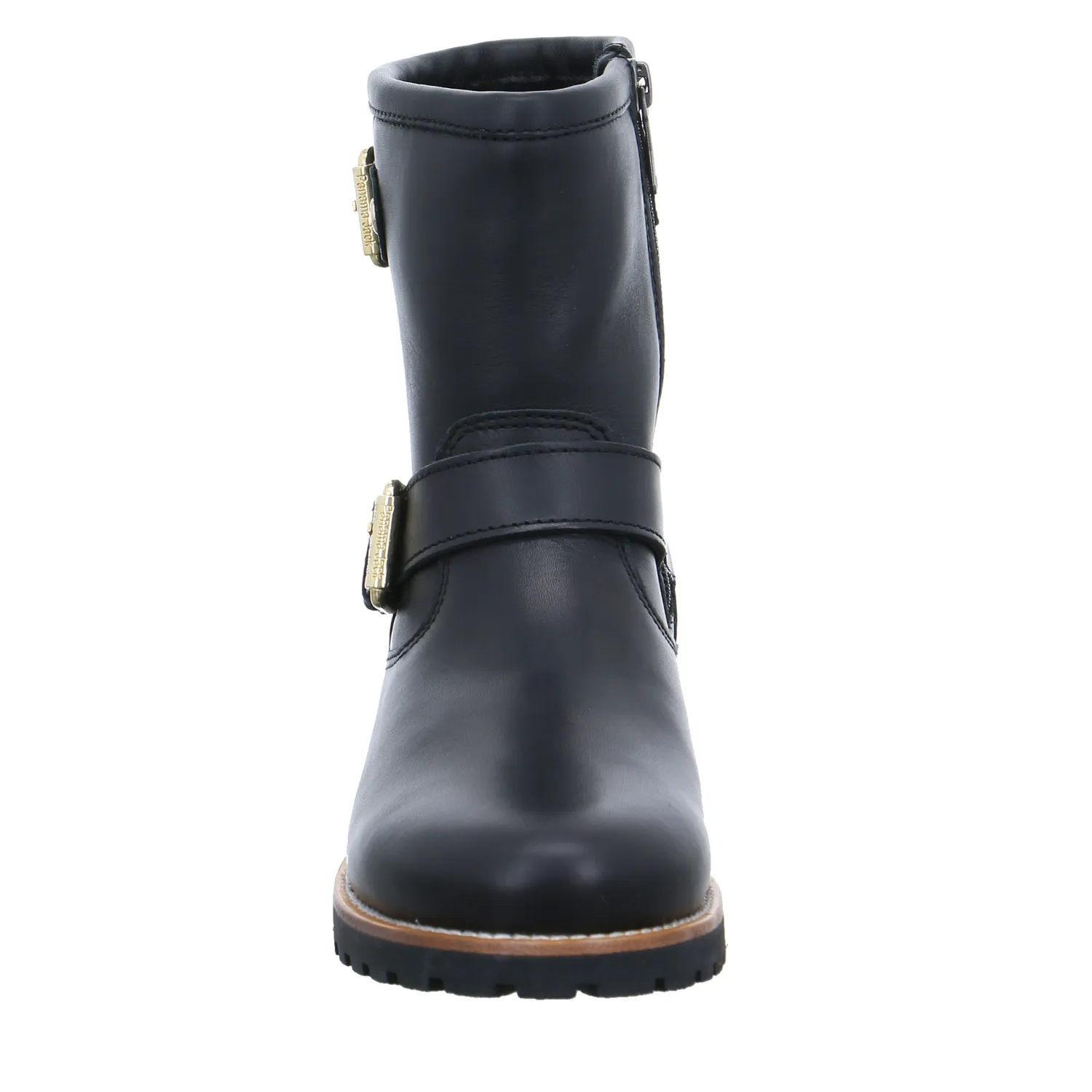 PANAMA JACK Boot Schwarz Leder  mit Lammfell - Innenfutter