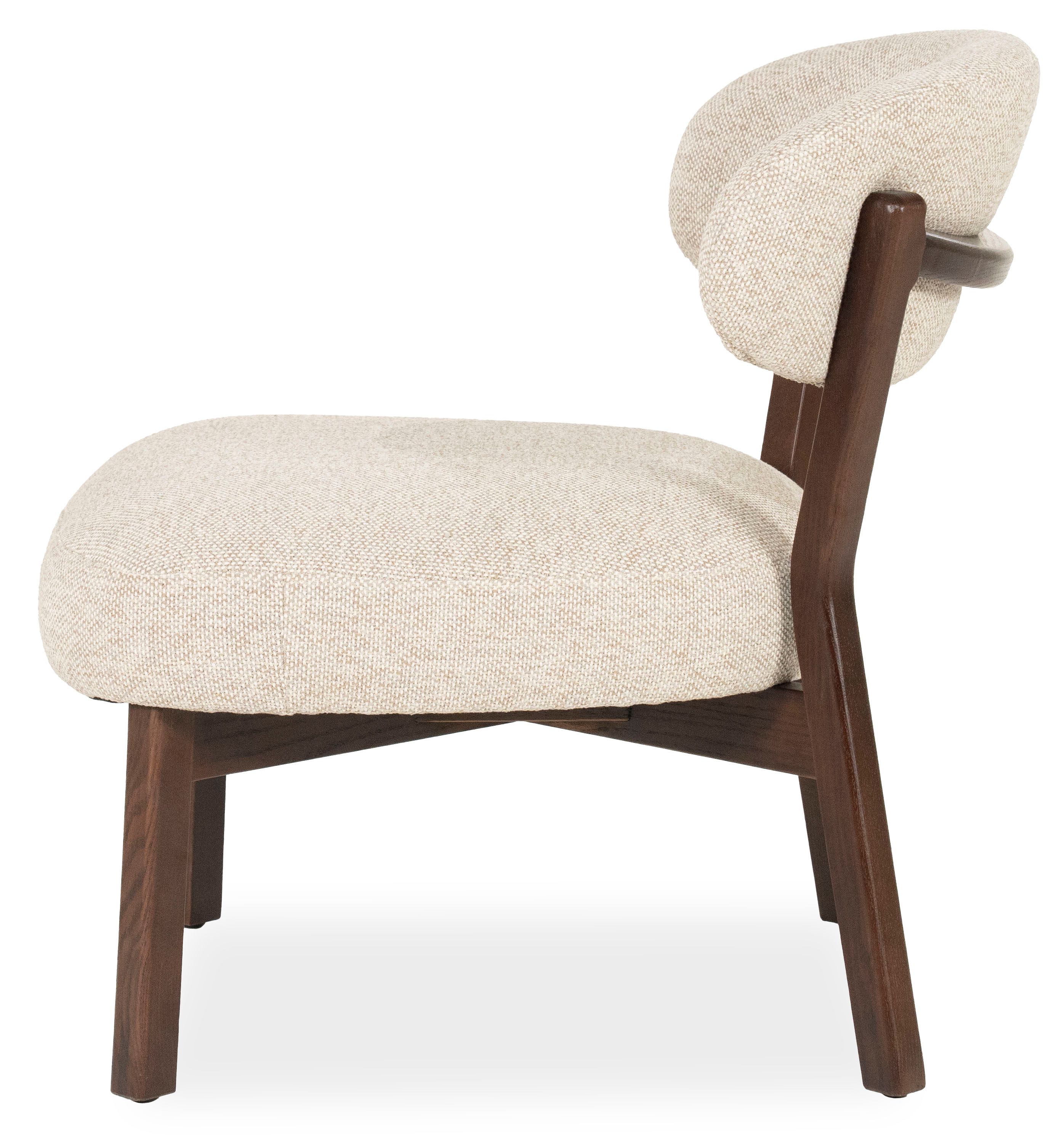 Fauteuil 96297 taupe Mikky B61 x D72.5 x H72 cm