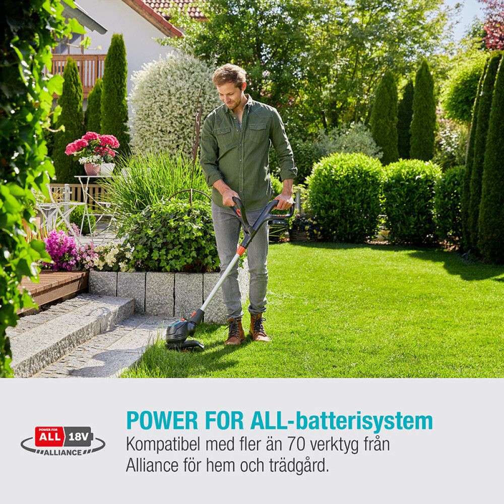 GRESSTRIMMER GARDENA POWERFORALL COMFORTCUT 18V 1X2,5AH