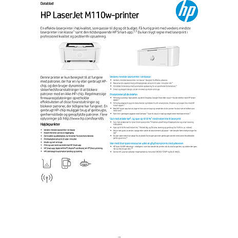 HP Laserjet M110W laserprinter