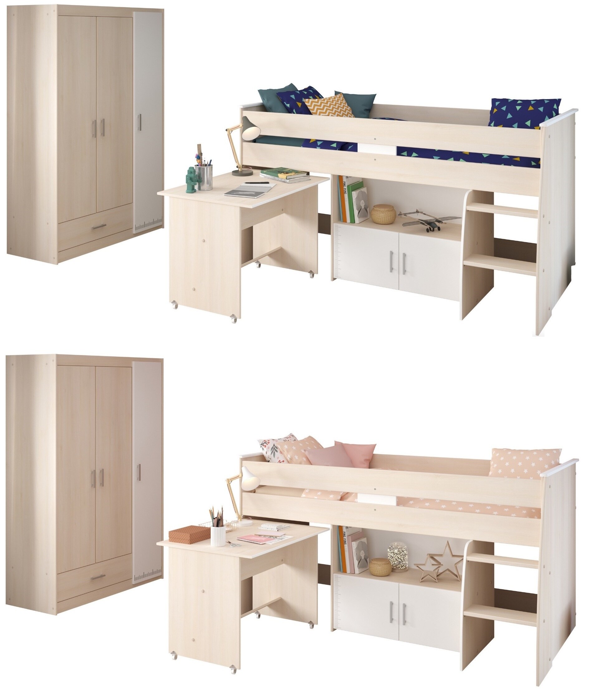 Parisot Kinder- und Jugendzimmer 6-tlg. 