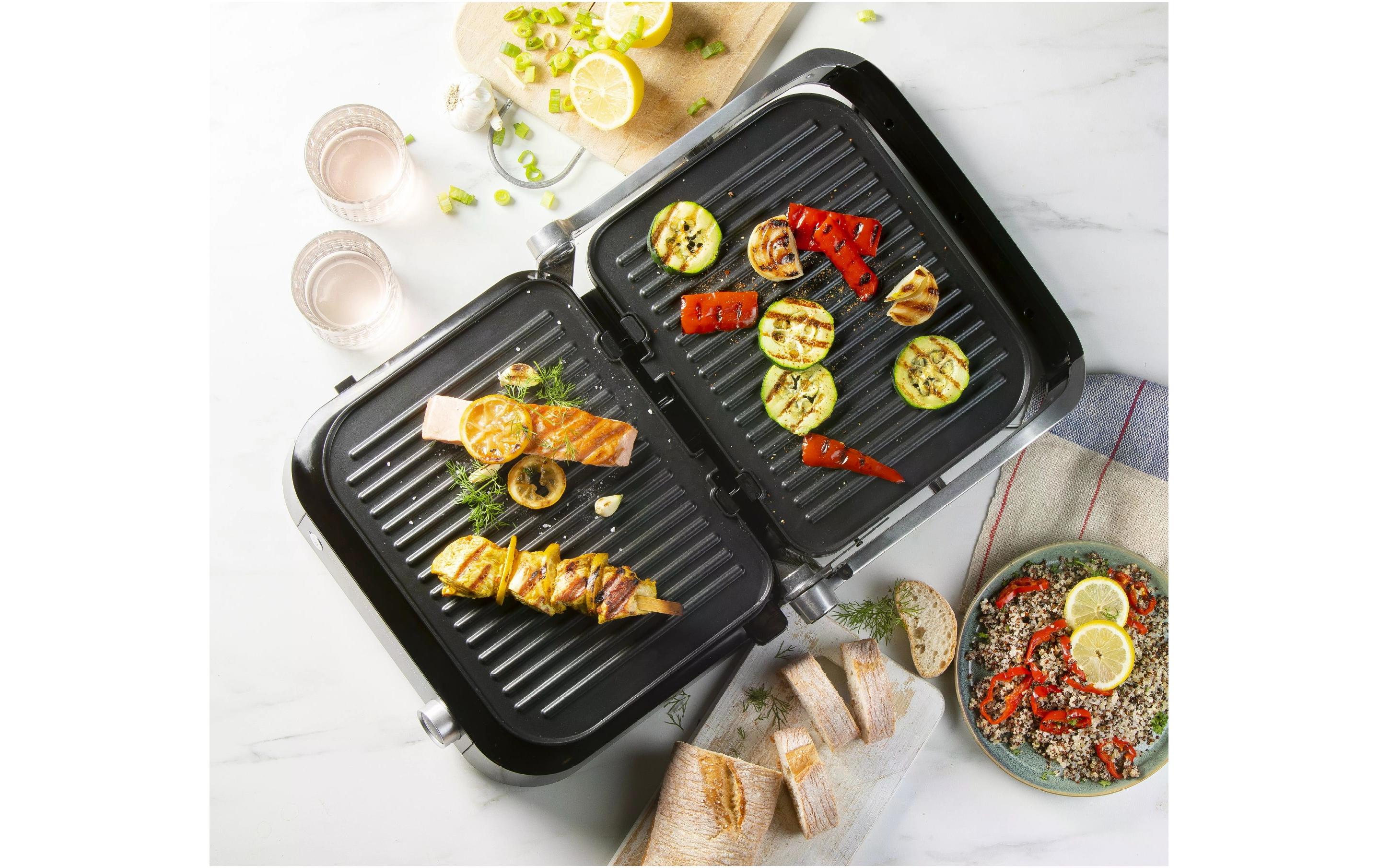Kontaktgrill DO9249G 1800 W<br>Elektrogrill für den Einsatz als Tischgrill oder Barbecue