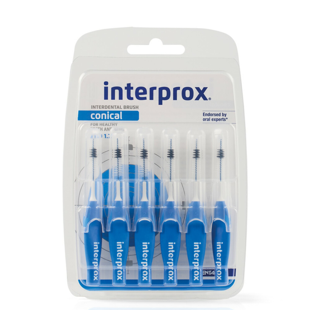 6x Interprox Ragers Conical Blauw PHD 1.76 stuks