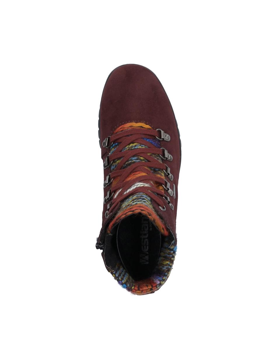 Stiefelette Calais 82, carmin-kombi