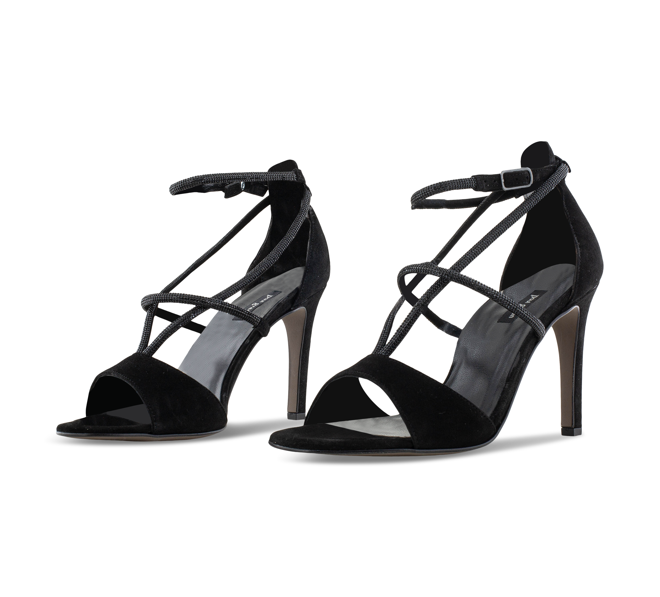 Paul Green 6039 - Riemchensandalen schwarz