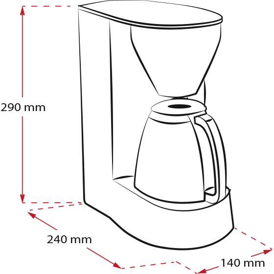 Single 5®|Filterkaffeemaschine Schwarz