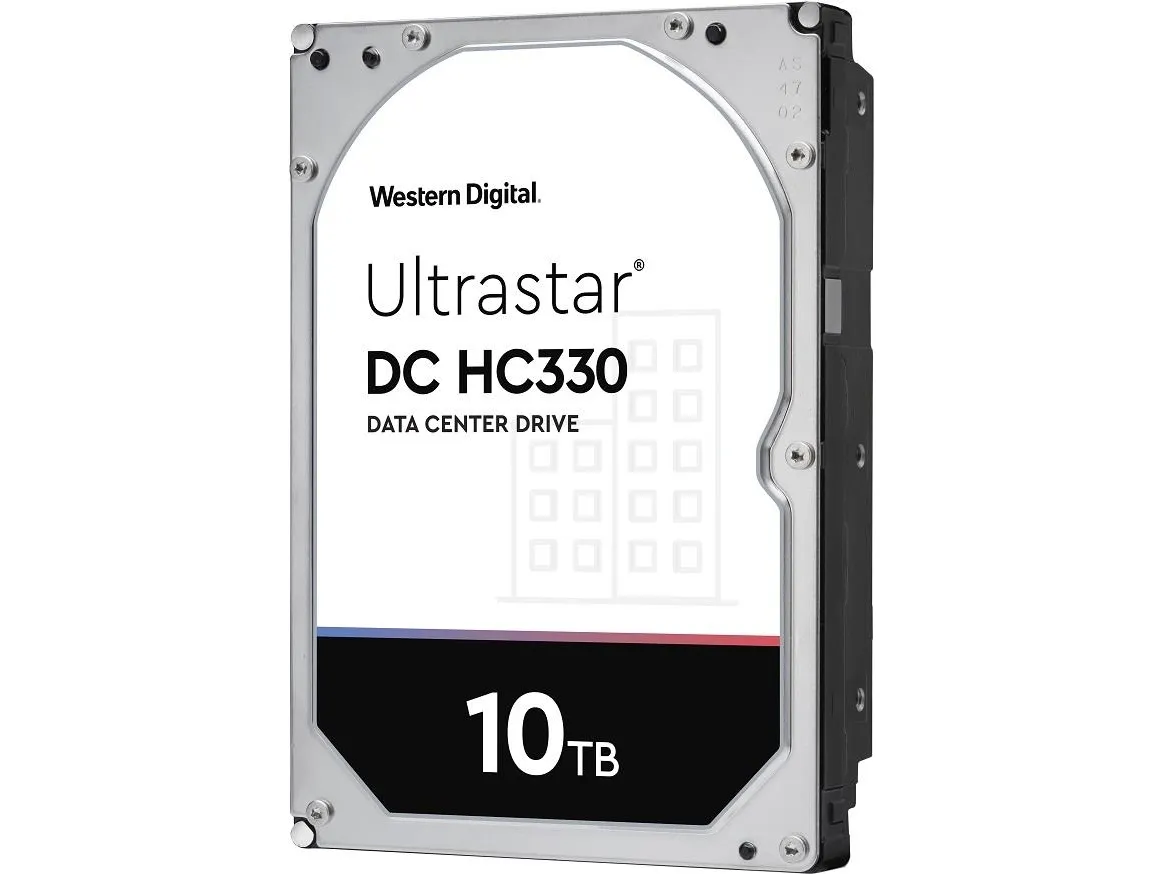 WD Ultrastar DC HC330 WUS721010ALE6L4 - Harddisk - krypteret - 10 TB - intern - 3.5