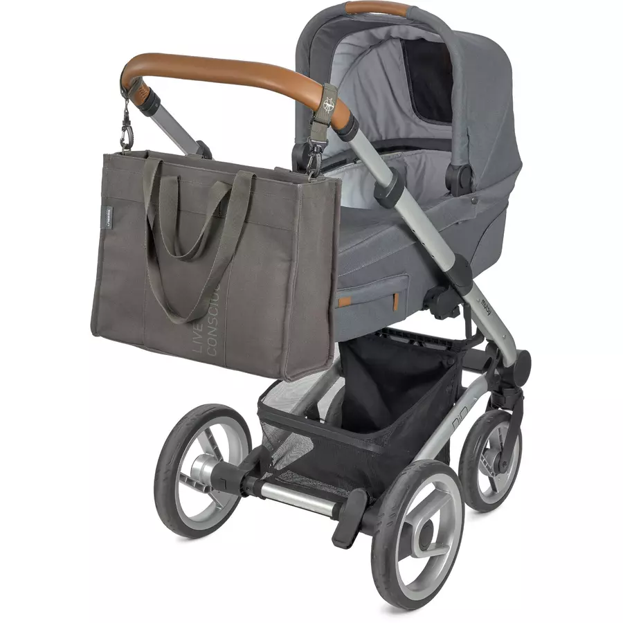 LÄSSIG Wickeltasche GRE Tote up Bag anthracite