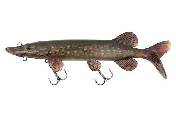 Leurre Souple Ultra-Réaliste Fox Rage Replicant Brochet 25cm (125g)