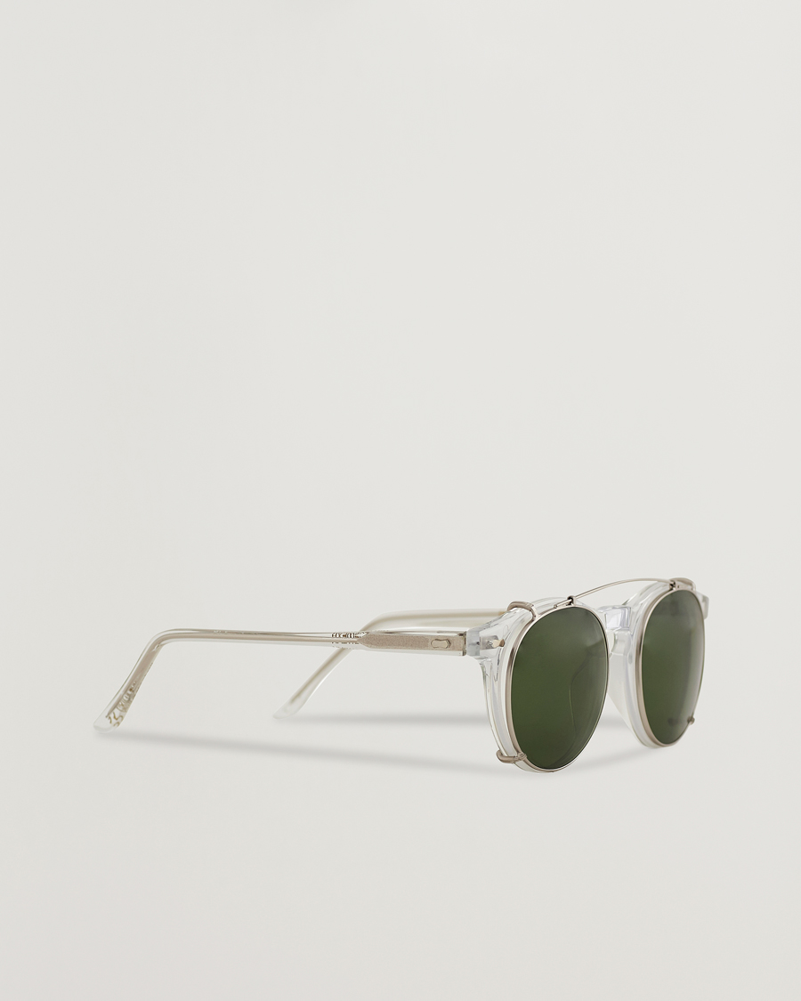 TBD Eyewear Clip-ons Silver/Bottle Green