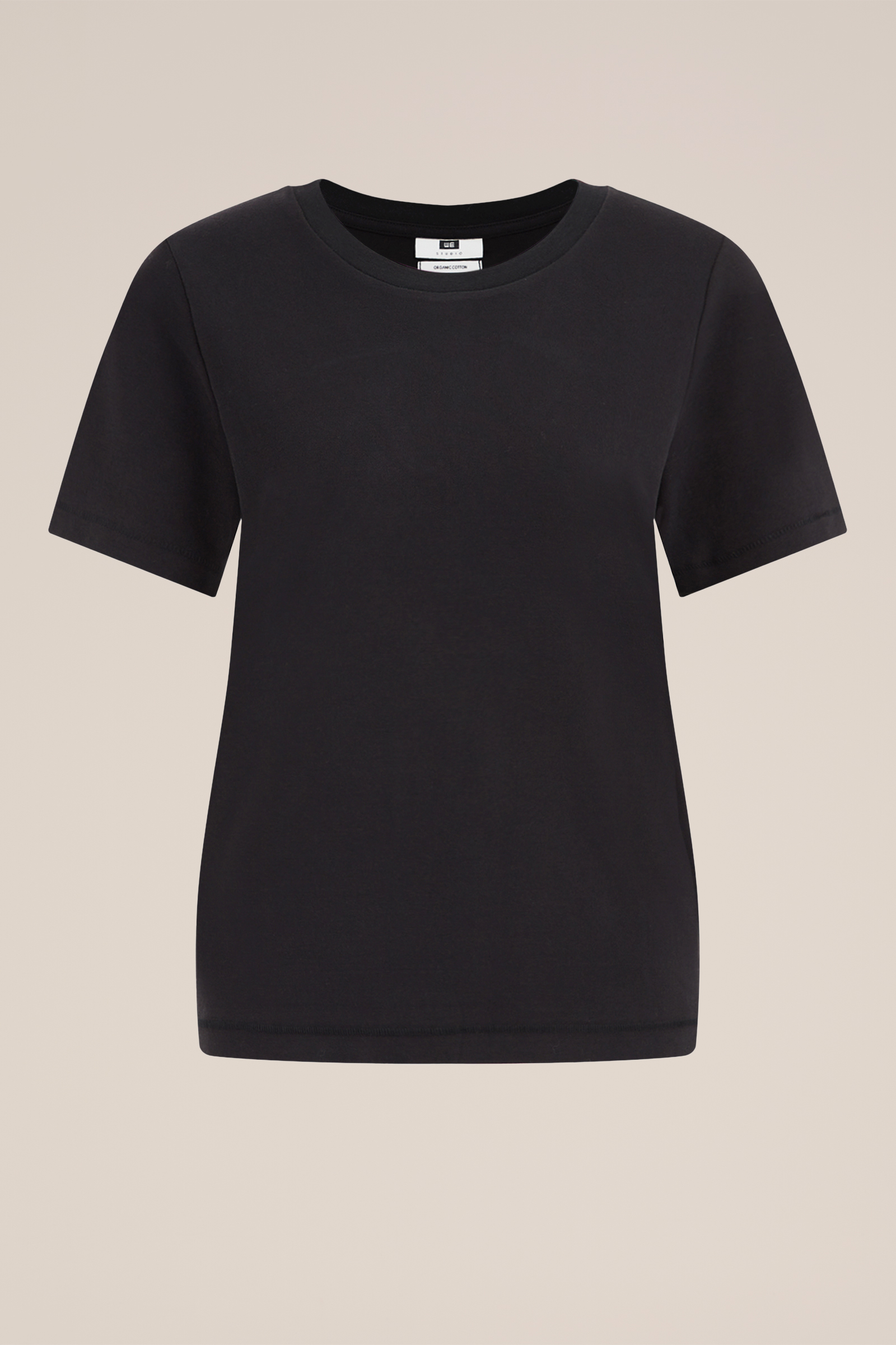 organic cotton T-shirt WE Studio Zwart