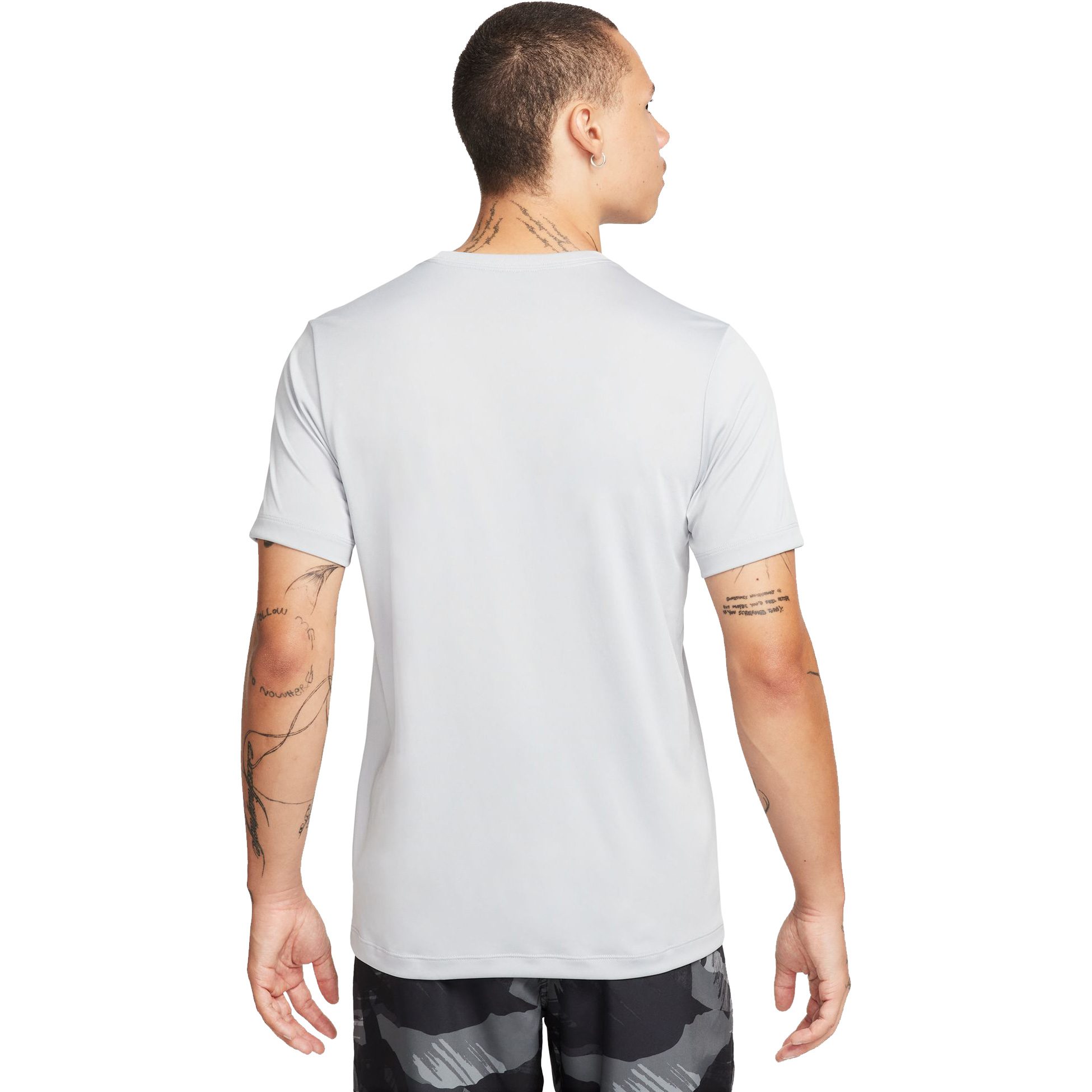 Nike Dri-Fit Fitness T-Shirt Herren light smoke grey