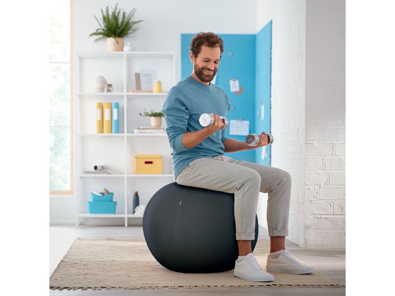 Leitz Sitzball Ergo Cosy Active Grau Der ergonomische Leitz Ergo Cosy Sitzball für aktives Sitzen