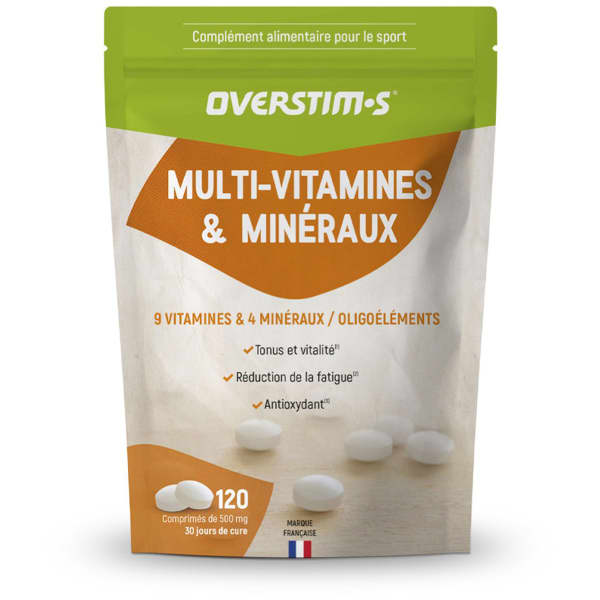 Compléments alimentaires OVERSTIMS MULTI VITAMINES & MINERAUX (120 COMPRIMÉS)