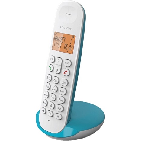 Téléphone sans fil Logicom DECT ILOA 150 SOLO turquoise SANS REPONDEUR
