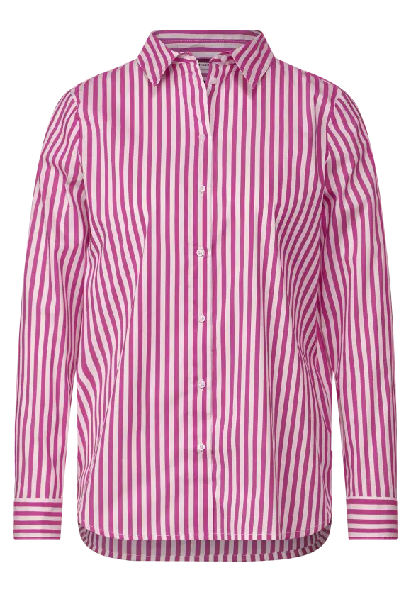 Streifen Hemdbluse - bright cozy pink