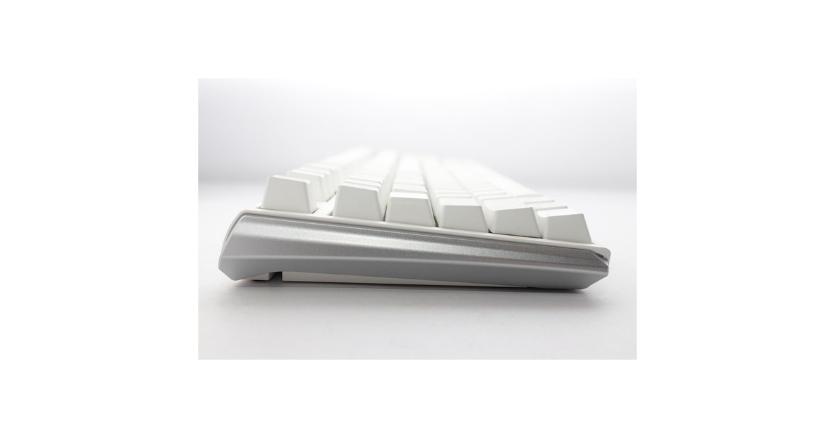 DuckyOne 3 Classic Pure White TKL, toetsenbord  (Wit, US lay-out, Cherry MX Red, RGB led, Double-shot PBT, Hot-swappable, QUACK Mechanics, 80%)