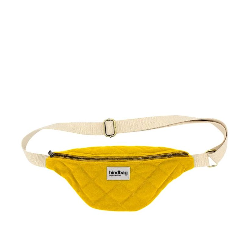 Sac banane matelassé Olivia 32 cm Safran