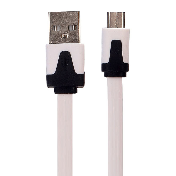 Ladekabel Micro USB weiss 2 m