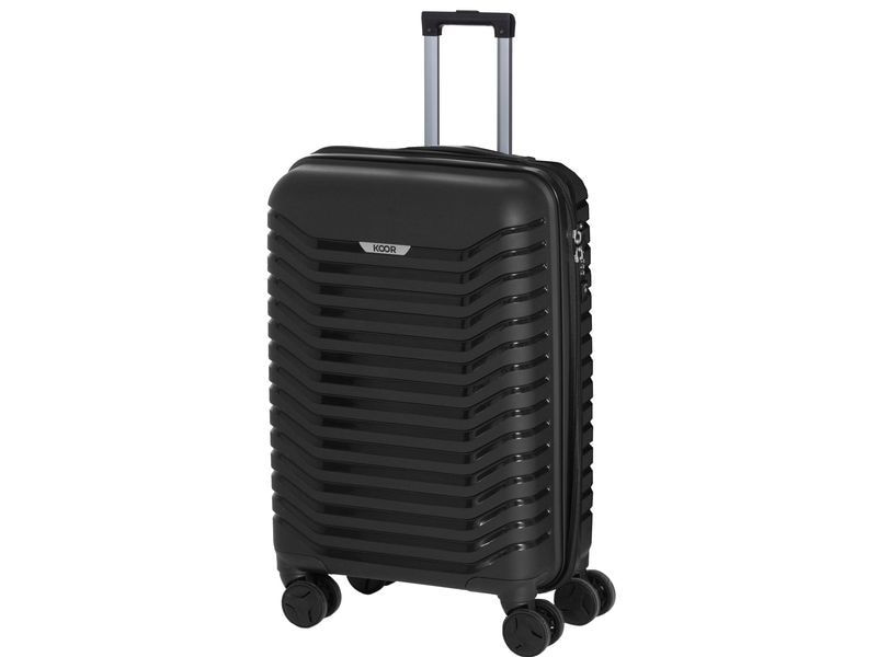 KOOR Reisekoffer Manila 95 L, Schwarz Trolley