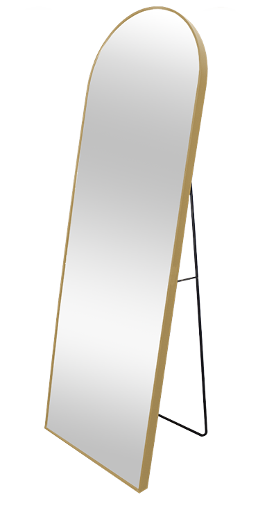 Spiegel Gold Standing Arched B50 x H150 cm