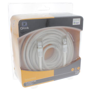 Q-Link FTP aansluitsnoer RJ45 10 meter KPN keur
