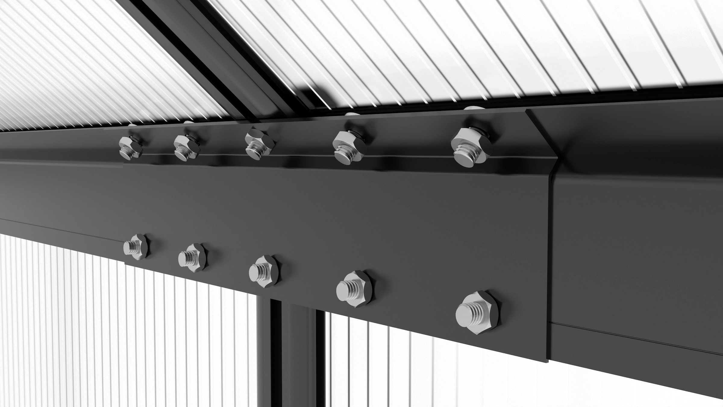 KONIFERA Gewächshaus mit Fundamentrahmen